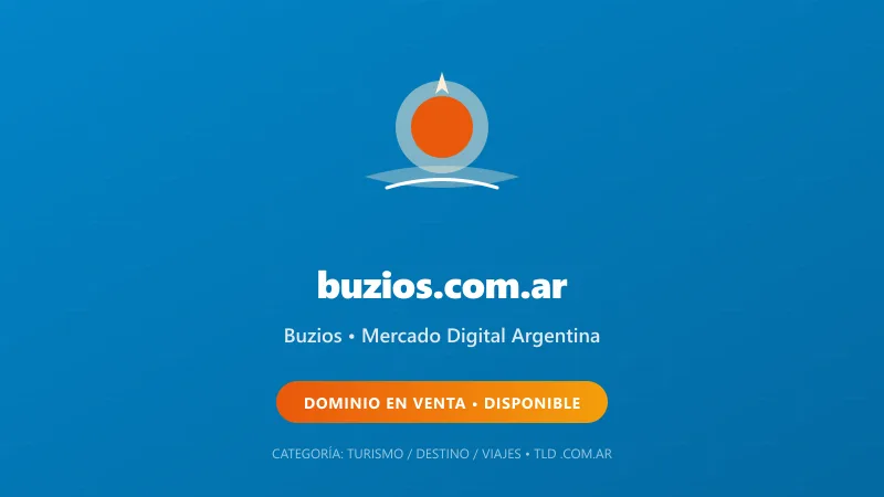 Identidad gráfica y activo digital para Buzios en Argentina
